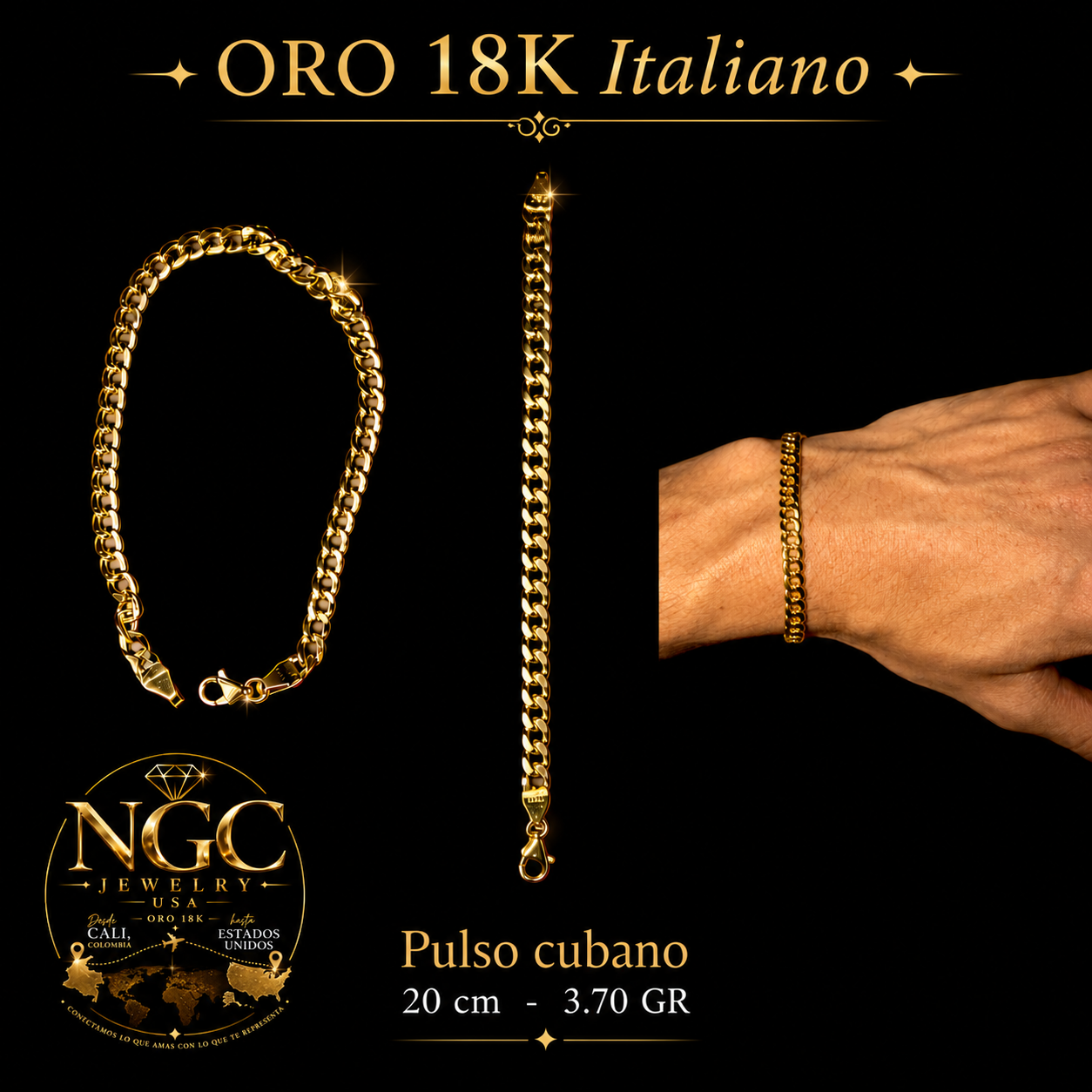 Pulso Cubano 20cm