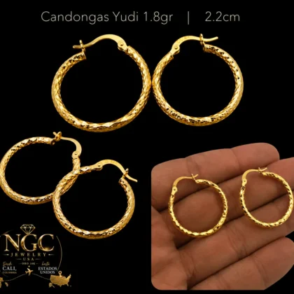 Candongas Judi joyeria oro ngc-jewelry